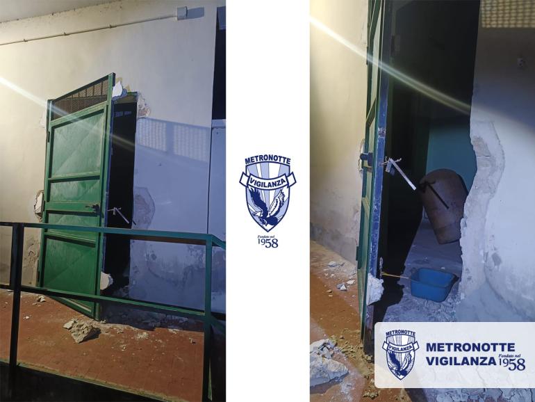 BITONTO (BA) - Furto sventato dalla Vigilanza Metronotte presso Oleificio