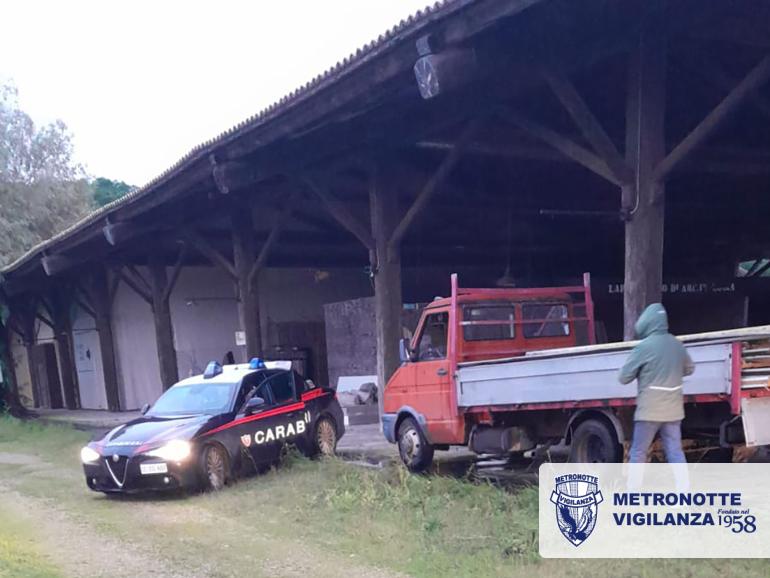 CASTELLANETA (TA) Intervento delle Guardie Giurate e dei Carabinieri - Furto sventato presso Azienda Agricola_nologo