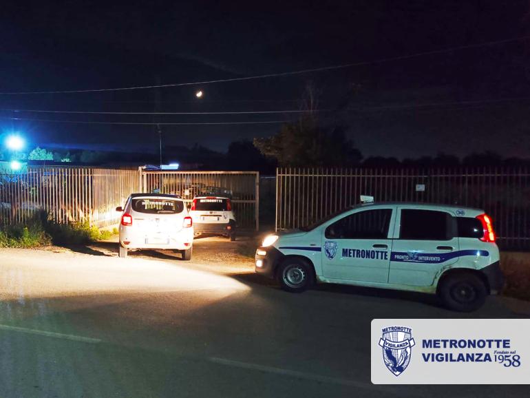 PALO DEL COLLE (BA) - Furto sventato intervento delle Guardie Giurate Metronotte