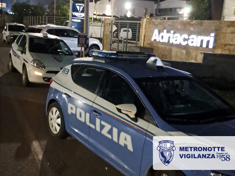MODUGNO (BA) - Furto sventato dalla Vigilanza Metronotte sulla SP 231 