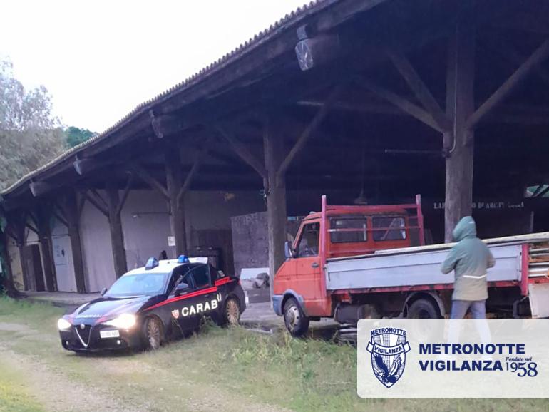 CASTELLANETA (TA) Intervento delle Guardie Giurate e dei Carabinieri - Furto sventato presso Azienda Agricola_nologo