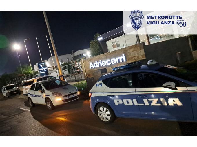 MODUGNO (BA) - Furto sventato dalla Vigilanza Metronotte sulla SP 231 